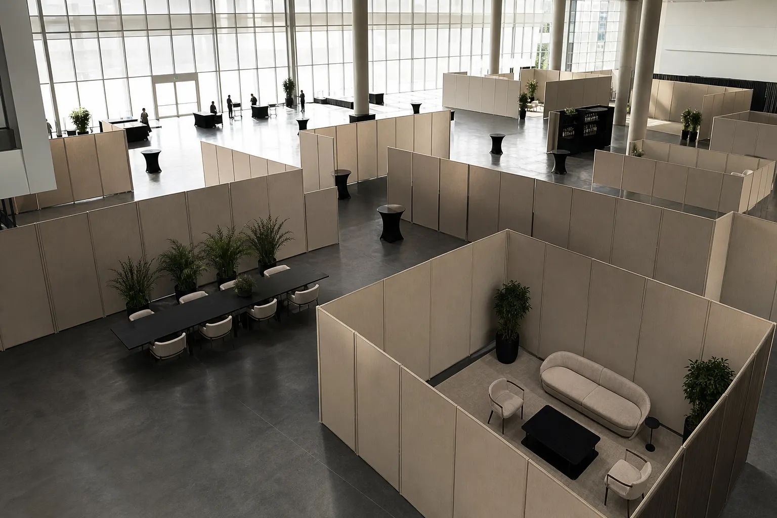Divisórias de ambientes móveis: como transformar espaços para eventos