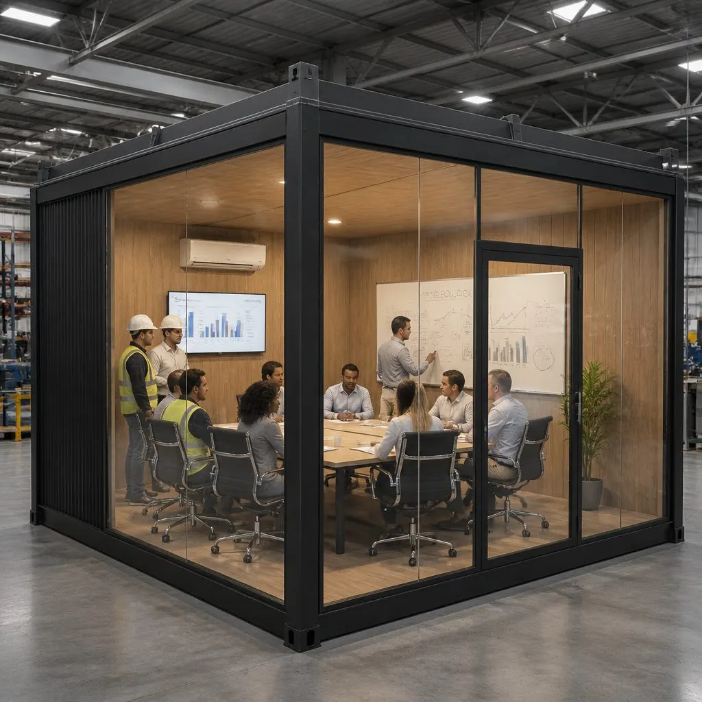 Gemba Room: sala de reunião modular para o chão de fábrica